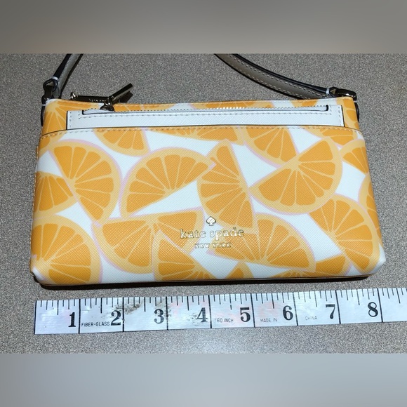 Kate Spade Orange Slice Crossbody Bag in Orange and White - Picture 4 of 9